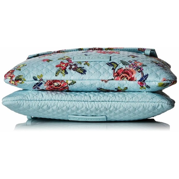 Vera Bradley Iconic RFID Crossbody Ikat Bouquet & Coin Purse Water Bouquet NWT - Picture 9 of 9